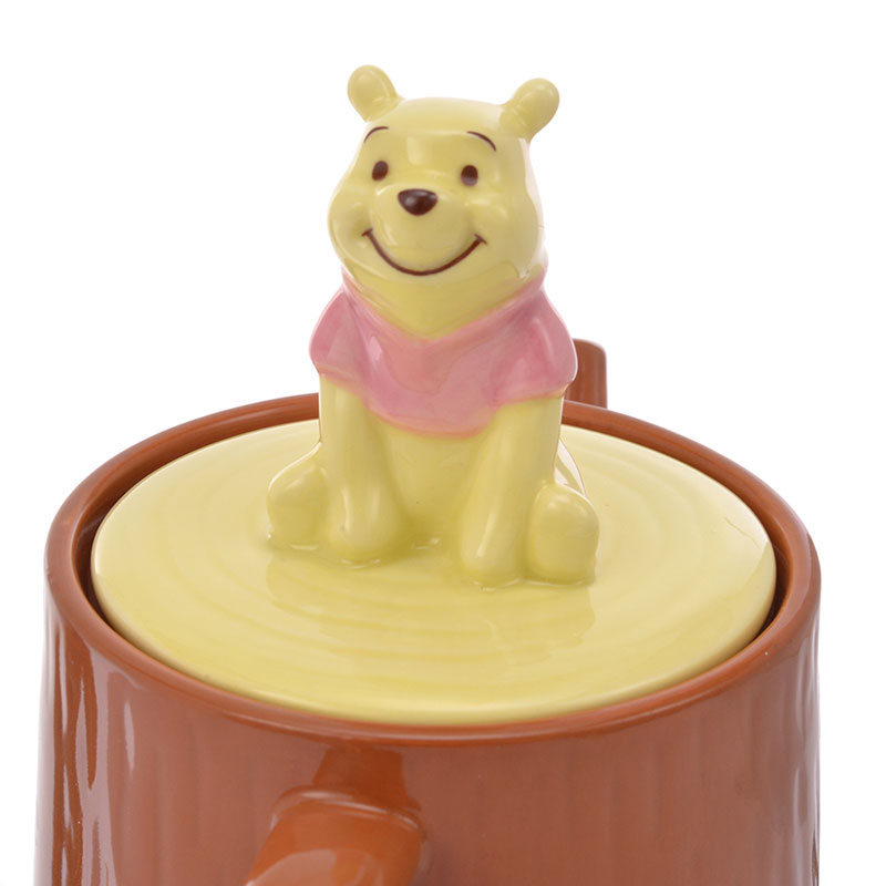 Winnie the Pooh Teapot WOOD Disney Store Japan