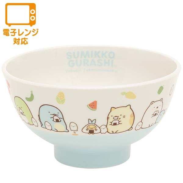 Sumikko Gurashi Rice Bowl Blue Food Kingdom San-X Japan