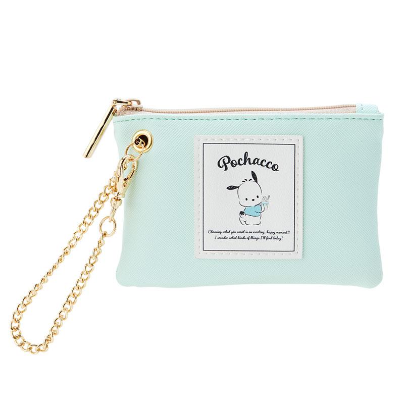 Pochacco Key Pass Pouch with Reel Sanrio Japan