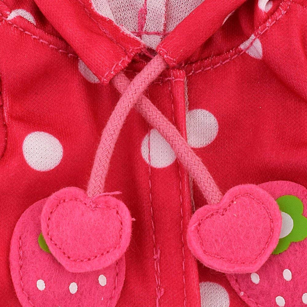Costume for Mell Chan Strawberryt Hoodie Pilot Japan Pretend Play Toys