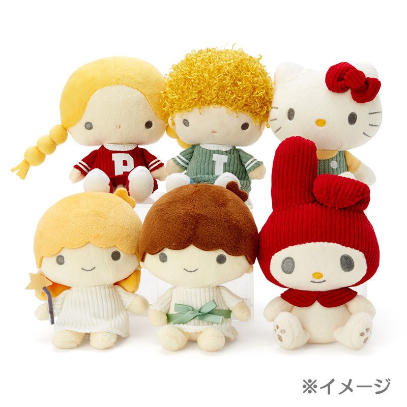 Little Twin Stars Kiki Plush Doll 70s Corduroy Sanrio Japan
