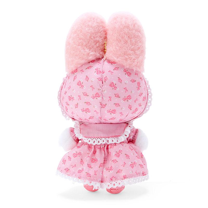My Melody Plush Mascot Holder Keychain Peach Pink Momomelo Sanrio Japan
