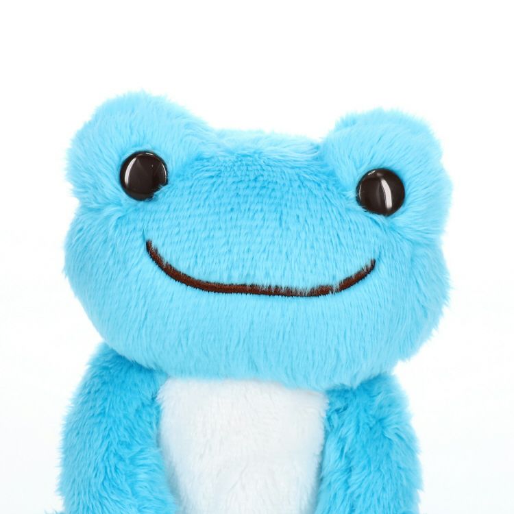 Pickles the Frog Pocket Plush Doll Sky Blue Japan