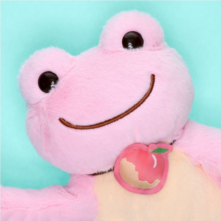 Pickles the Frog Bean Doll Plush Peach Fruits Marche Japan