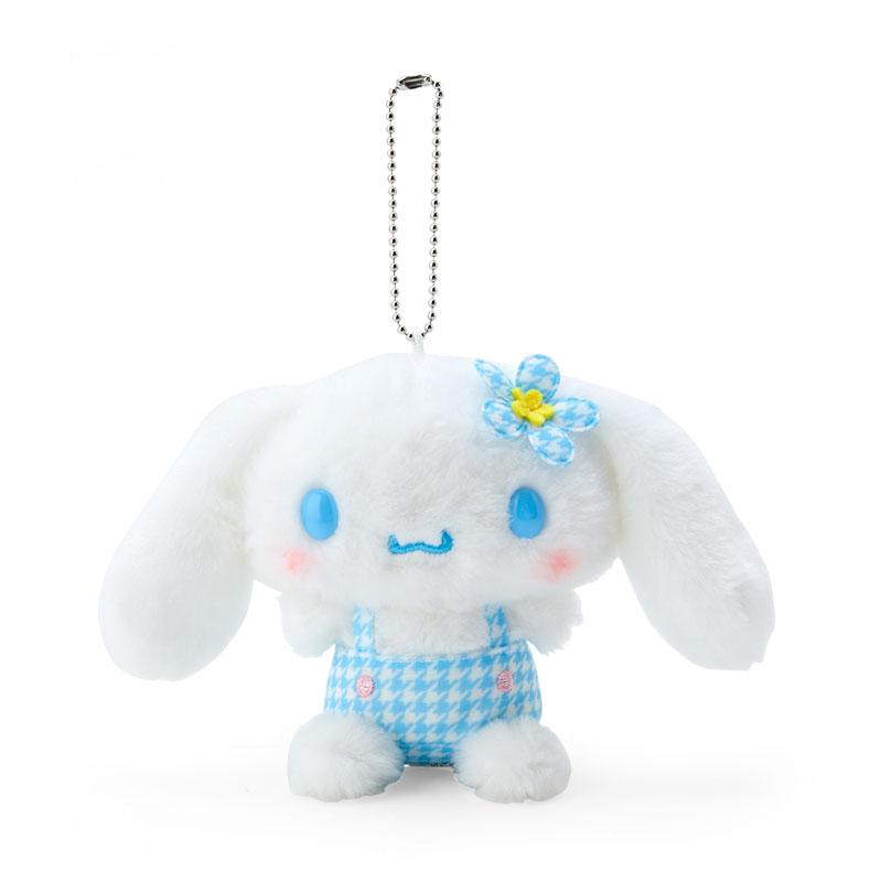 Cinnamoroll Plush Mascot Holder Keychain Flower Sanrio Japan 2023