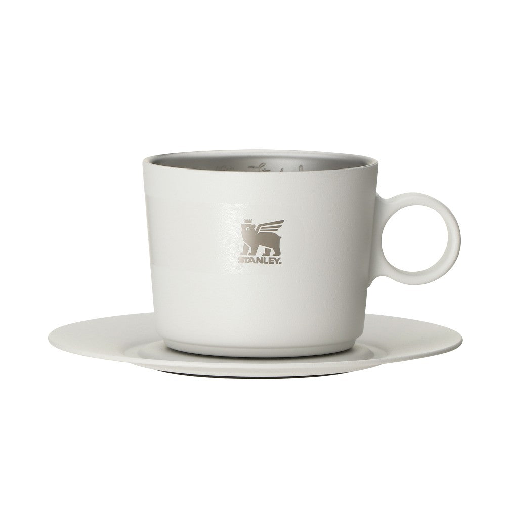 Starbucks Japan STANLEY Stainless Cup & Saucer White 192ml