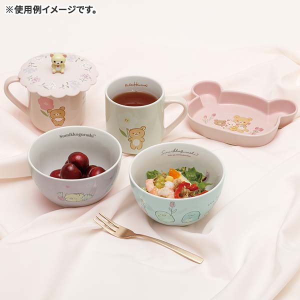 Sumikko Gurashi Pottery Bowl Cherry San-X Japan