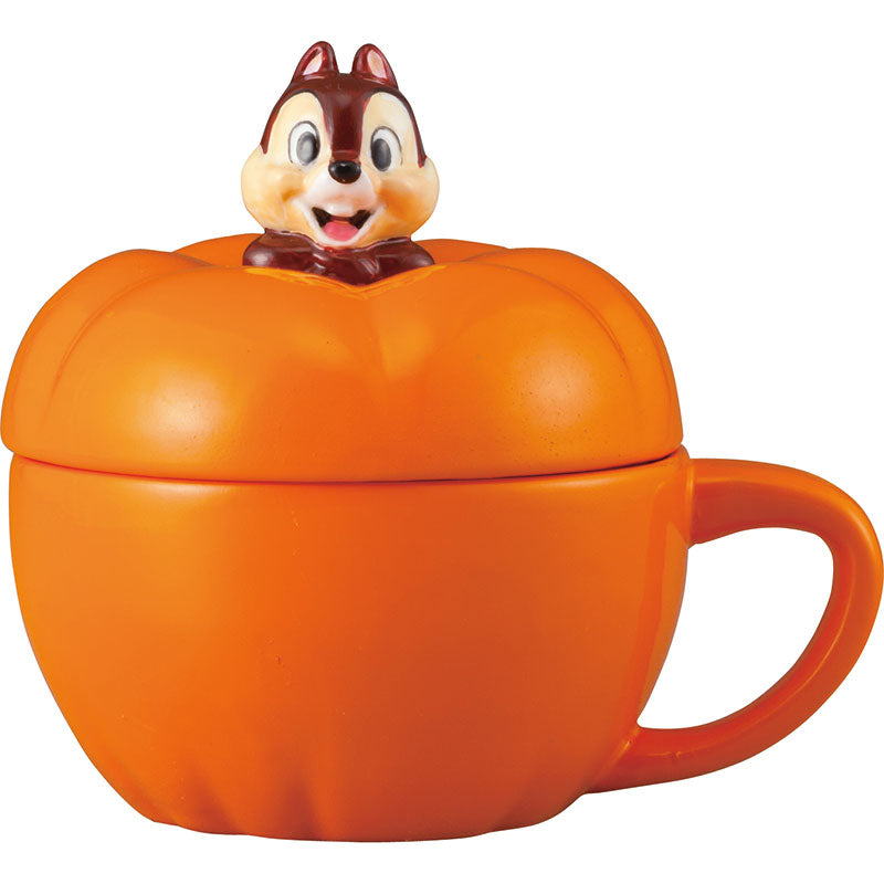 Chip Porcelain Soup Mug Cup Pumpkin Disney Store Japan