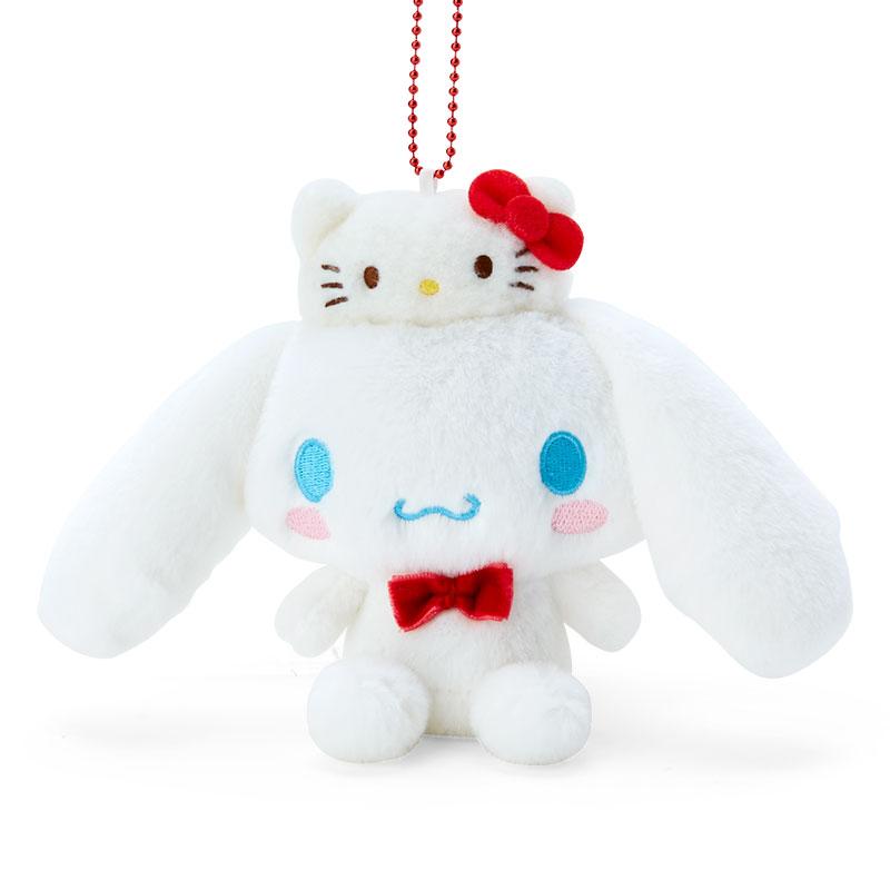Cinnamoroll Plush Mascot Holder Keychain Hello Kitty 50th Sanrio Japan