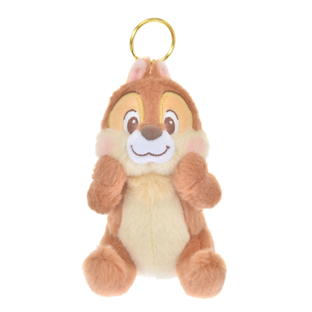 Chip Plush Keychain Fluffy Cutie Disney Store Japan