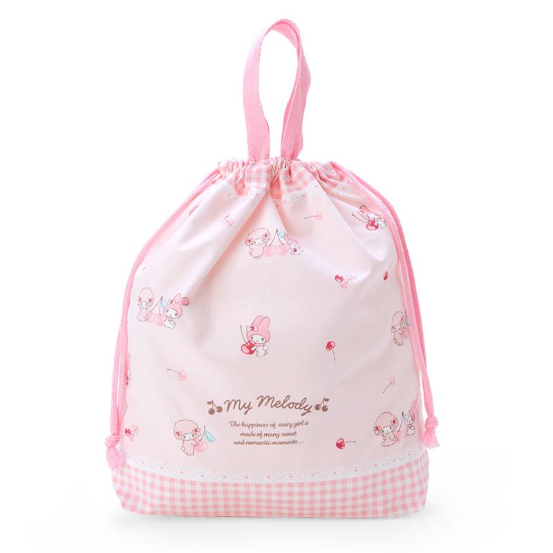 My Melody Drawstring Pouch with Handle Sanrio Japan 2023