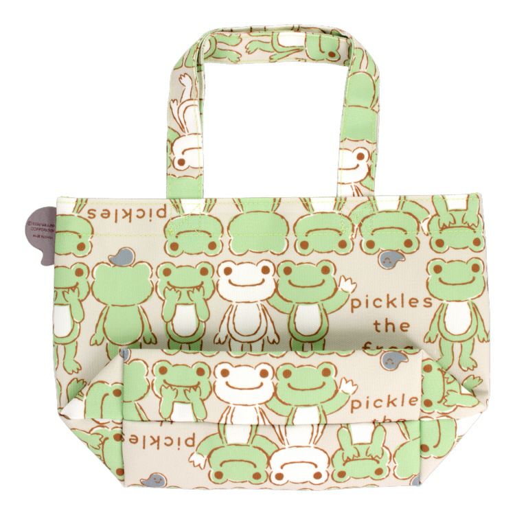 Pickles the Frog mini Tote Bag Side by Side Japan