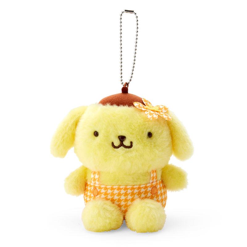 Pom Pom Purin Plush Mascot Holder Keychain Flower Sanrio Japan 2023