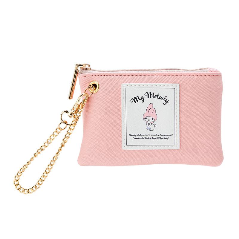 My Melody Key Pass Pouch with Reel Sanrio Japan
