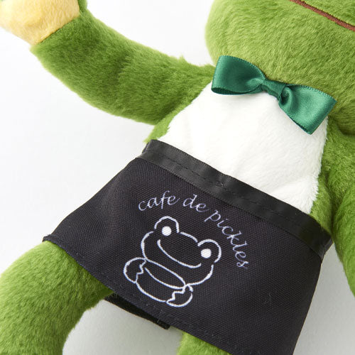 Pickles the Frog Bean Doll Plush Cafe Hot Tapioca Japan