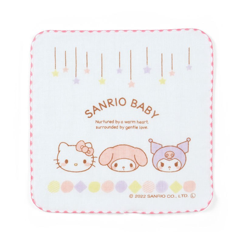 Gauze Towel Handkerchief Character Pink Sanrio Japan Baby