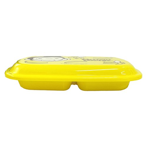 Curious George Lunch Plate with Lid Banana Yellow Japan