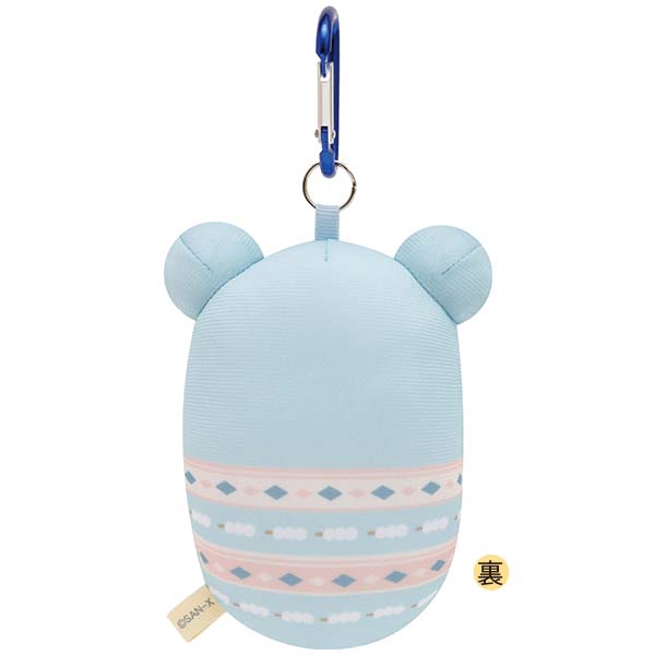 Rilakkuma Carabiner Plush Keychain Komorebi Camp San-X Japan