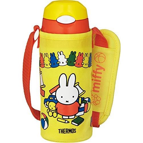 Miffy THERMOS Stainless Straw Bottle Tumbler 400ml Japan FHL-402FB Y-OR