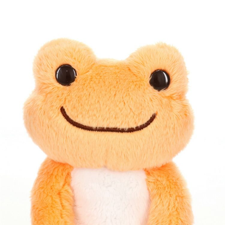 Pickles the Frog Pocket Plush Doll Orange Japan