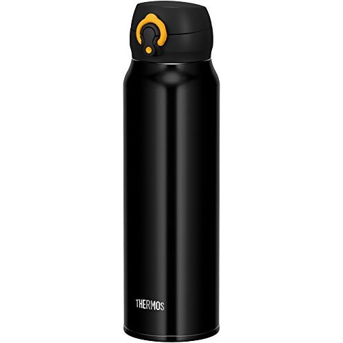 Thermos Stainless Bottle 750ml Black Yellow Japan JNL-753 BKY