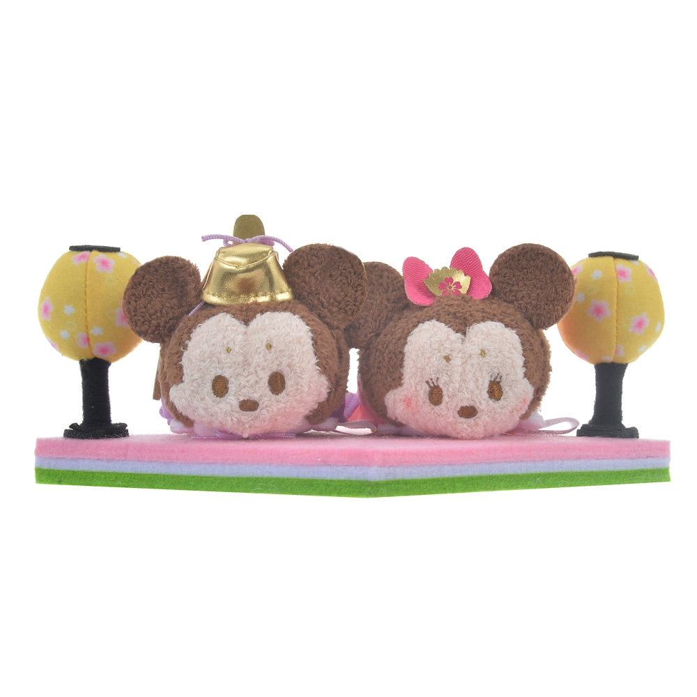 Mickey & Minnie Tsum Tsum Plush Doll Hinamatsuri Girls' Day Disney Store Japan