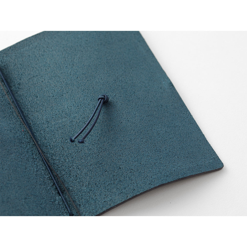 TRAVELER'S Notebook Passport size Blue Leather Cover Midori Japan 15240006