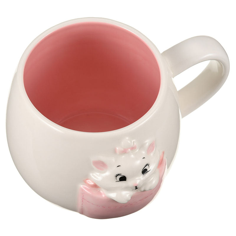 The Aristocats Marie Cat Mug Cup Pocket White Disney Store Japan