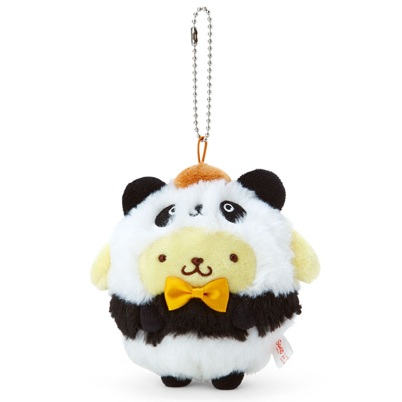Panda Pom Pom Keychain