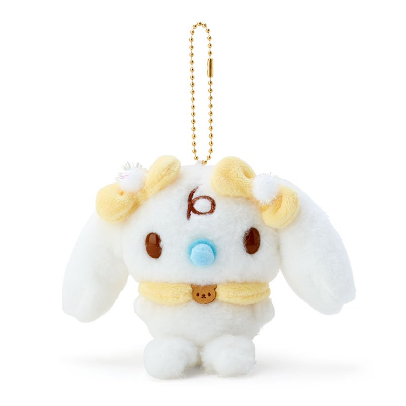 Milk Plush Mascot Holder Keychain Twin Tails Sanrio Japan Cinnamoroll
