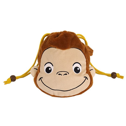 Curious George Drawstring Pouch Face Animation Japan K-7663