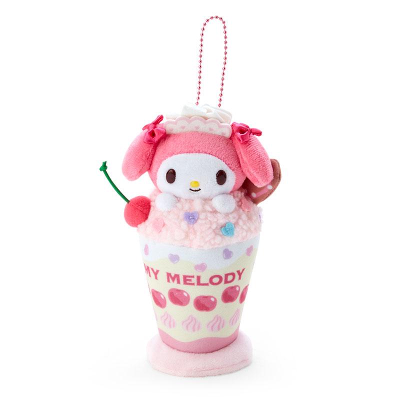 My Melody Plush Mascot Holder Keychain Parfait Sanrio Japan
