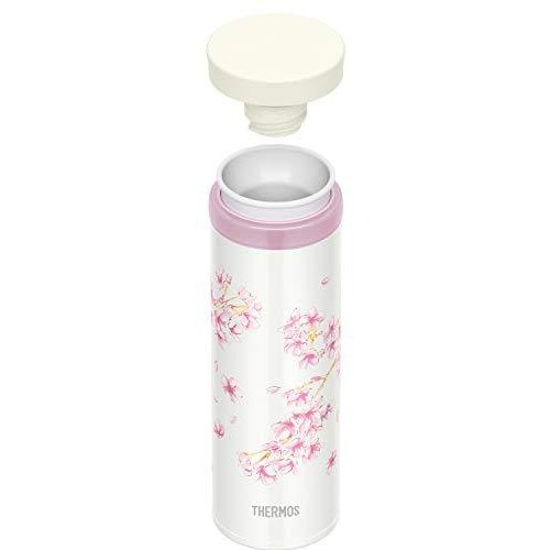 Thermos Japan Stainless Bottle Sakura White 350ml Tumbler JNY-352 HNZ