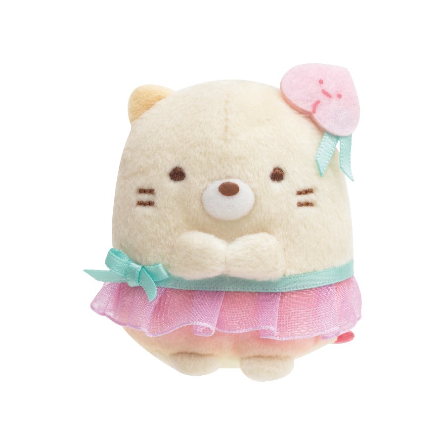 Sumikko Gurashi Neko Cat mini Tenori Plush Doll Penpen Fruits San-X Ja ...