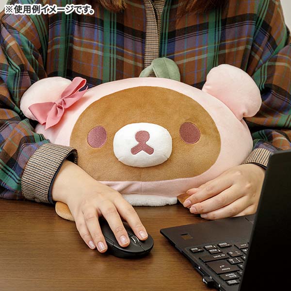 Chairoikoguma Super Soft Cushion Jewel Cherry Daifuku San-X Japan Rilakkuma