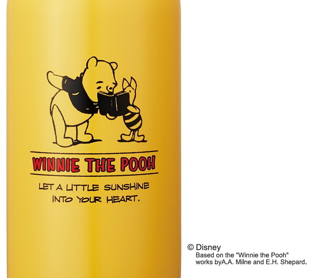 Winnie the Pooh Stainless Screw Mug Bottle 0.35L mosh! Disney Japan