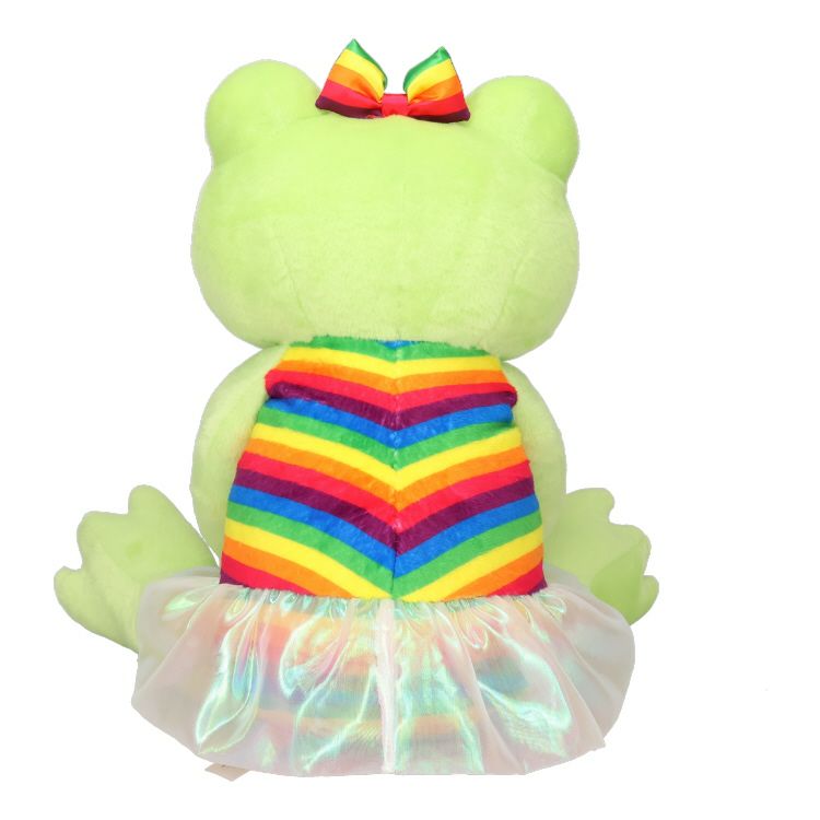 Pickles the Frog Plush Doll M Sun Yellow Rainbow Color Japan –