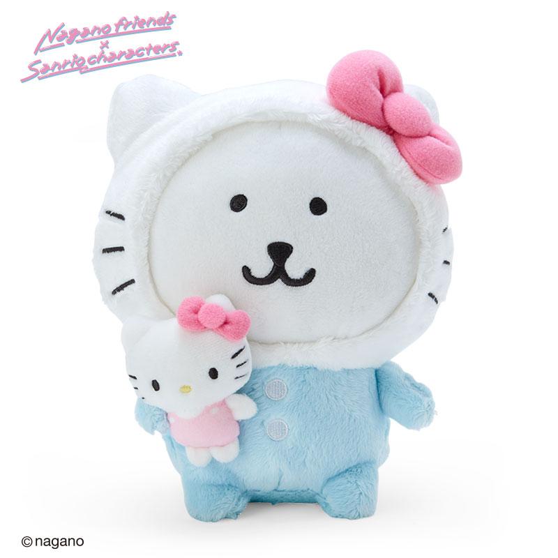 Hello Kitty Bear Plush Doll Nagano Friends Sanrio Japan 2023