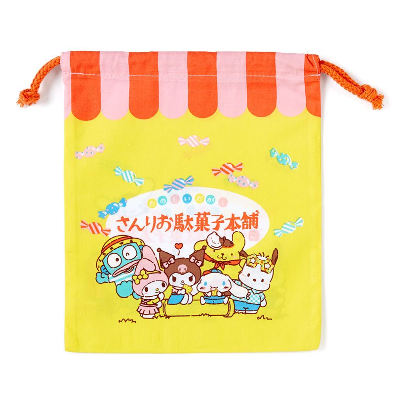 Drawstring Pouch Set Character Candy Store Sanrio Japan