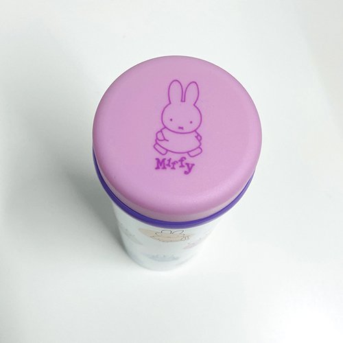 Miffy Stainless Bottle Tumbler 350ml Purple Japan
