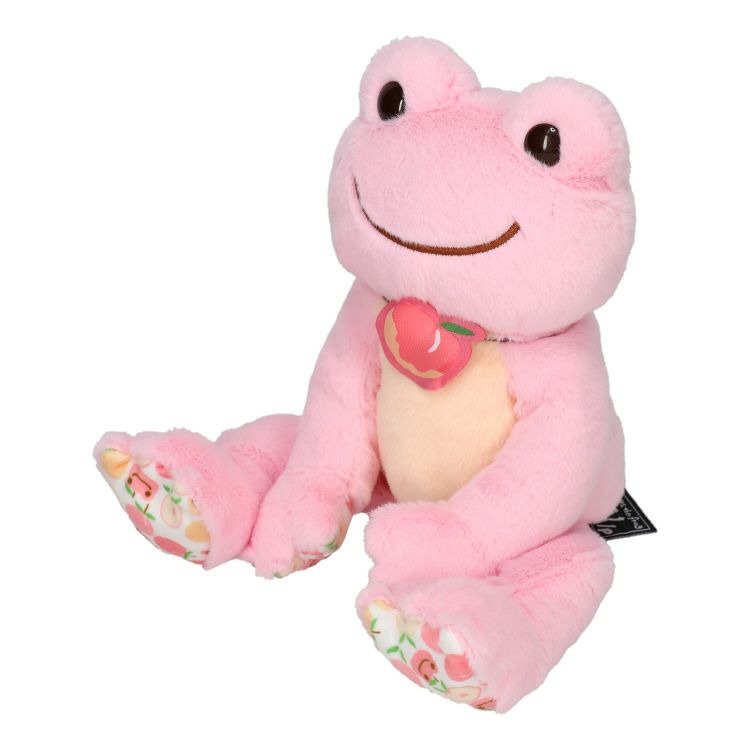 Pickles the Frog Bean Doll Plush Peach Fruits Marche Japan