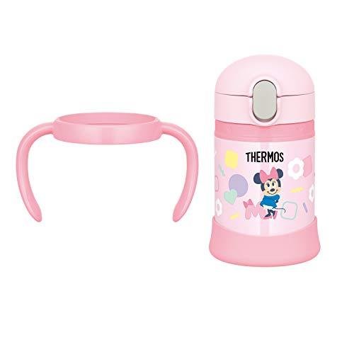 Thermos Stainless Training Straw Mug Cup Pink Baby Japan FJL-250D