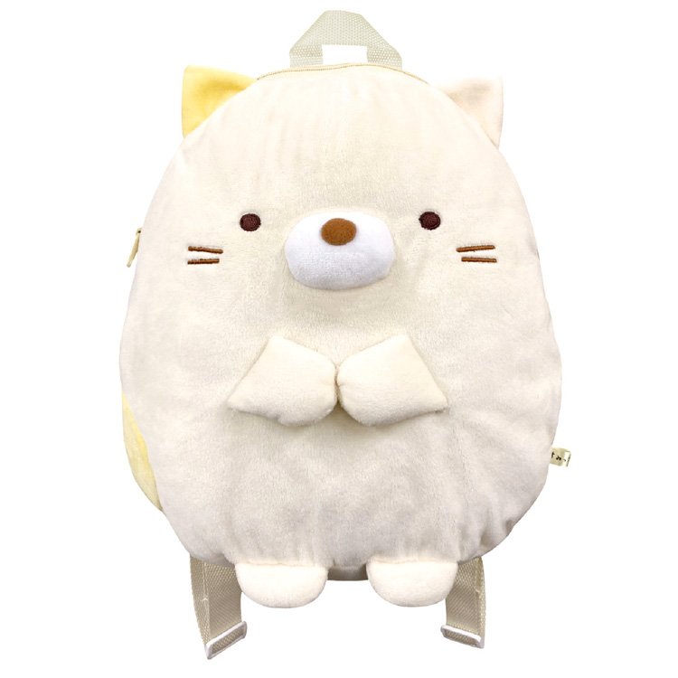 Sumikko Gurashi Neko Cat Kids Plush Backpack San-X Japan
