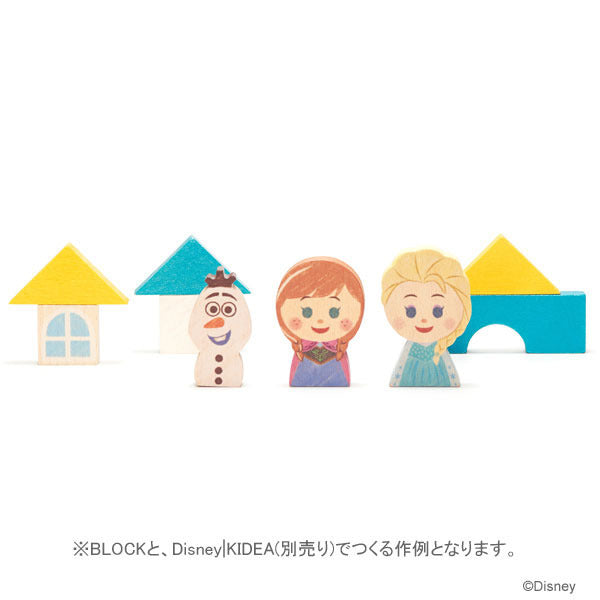 KIDEA Toy Wooden Blocks Castle Set Disney Store Japan