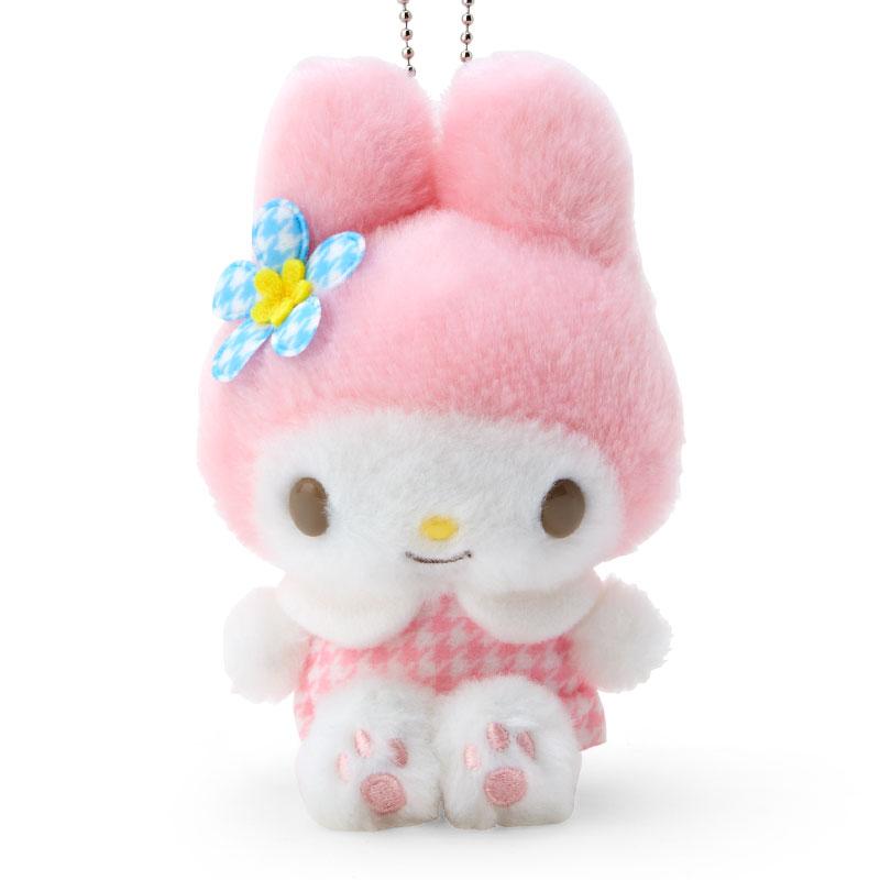 My Melody Plush Mascot Holder Keychain Flower Sanrio Japan 2023