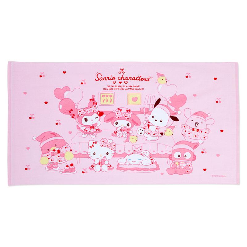 Sanrio Character BIG Bath Towel Hocance Valentine Valentine's Day Japan