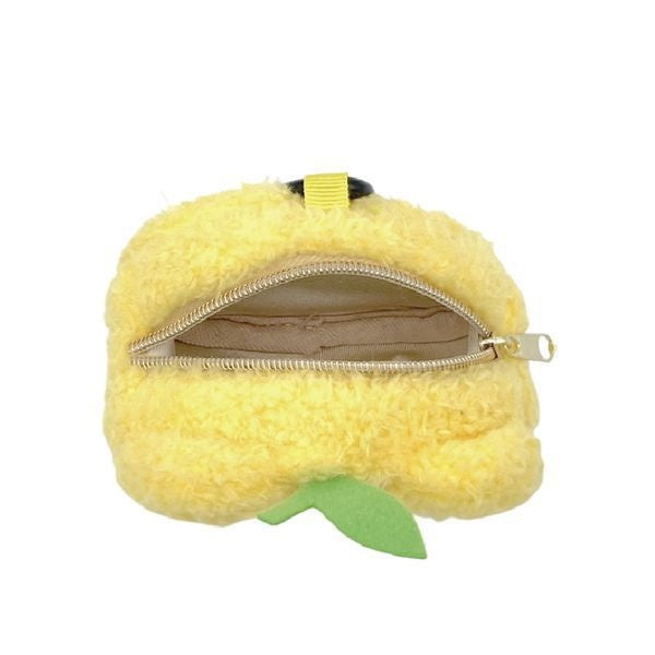 Pickles the Frog Plush mini Pouch Carabiner Citron Yuzu Yellow Japan 2023