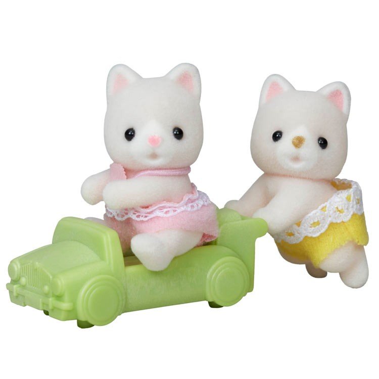 Sylvanian Families Silk Cat Baby Twins Doll Set NI-111 EPOCH Japan