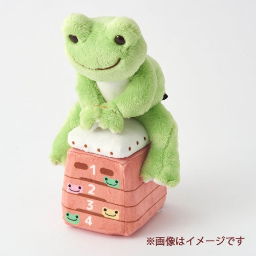 Pickles the Frog Costume for Bean Doll Plush Jump Box & Mat Japan