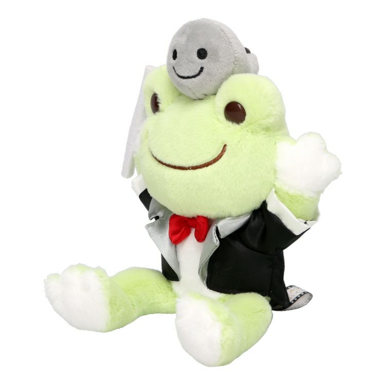 Pickles the Frog Plush Doll Animation Conductor Japan